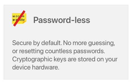 Solution - Password-less