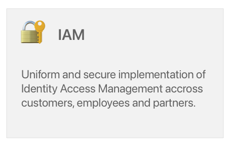 Business use cases - Identity Access Management